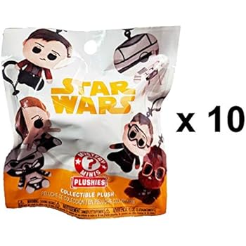 SW Star Wars Mystery Minis Plushies Collectible Plush Blind Bag Party Favours - Pack of 10
