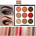 Eyeshadow Palette Makeup Matte Shimmer 9 Colors High Pigmented Cosmetic Eye Shadows (C)