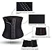 TAILONG Weight Loss Body Shaper For Men Workout Exercise compression Waist Trainer Band Lumber Support Corset (Black, 3XL)