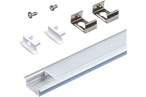 Armacost Lighting 960052 Recessed Mounting Channel, Aluminum
