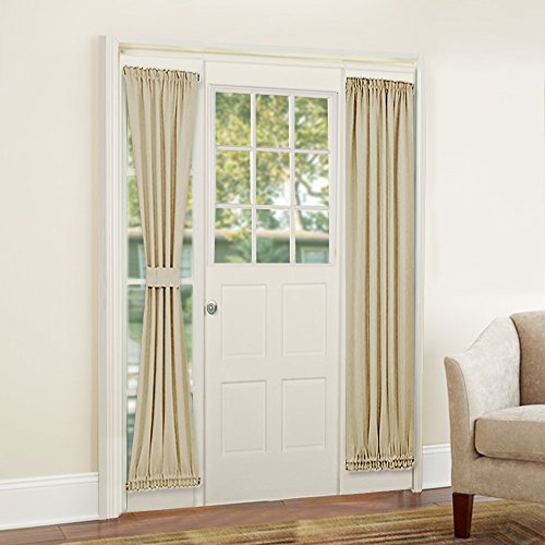 Compare price to french door curtains velcro