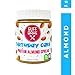 Protein Almond Butter - Nut Butter Spread with 11g of Whey Protein, Gluten Free, Non-Gmo (Birthday Cake, 13 Oz)