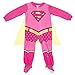 Supergirl Girls Costume Sleeper Pajamas with Cape (3T)