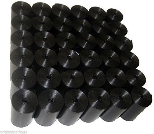 1000 Unscented Black Poop Bag Dog Waste Pick up Clean Bags coreless