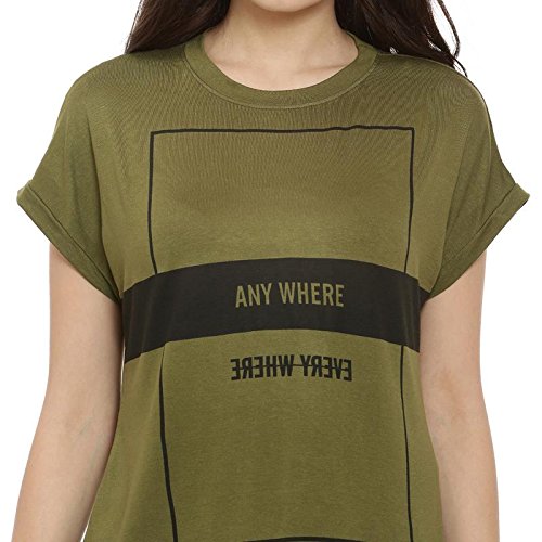 campus sutra printed women casual top