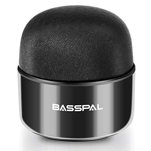 BassPal Portable Bluetooth Speakers, Small IPX5 Wireless Waterproof Speaker with Crisp Loud Sound, Radio & TWS, Little Mini Pocket Size for Home Travel Shower Pool Beach Outdoor-1 Pack