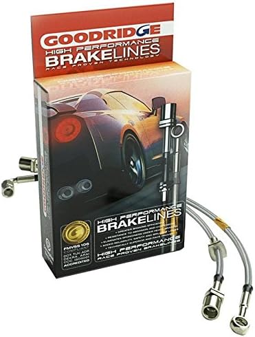 Goodridge G-Stop 21091 Stainless Steel Braided Brake Lines Toyota MR-2 85-12/89