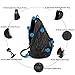 Sling Bag Backpack, Chest Crossbody Bags Sling Shoulder Backpacks One Strap Multipurpose Daypack Laptops Travel Outdoors Backpack for Men Women Teens