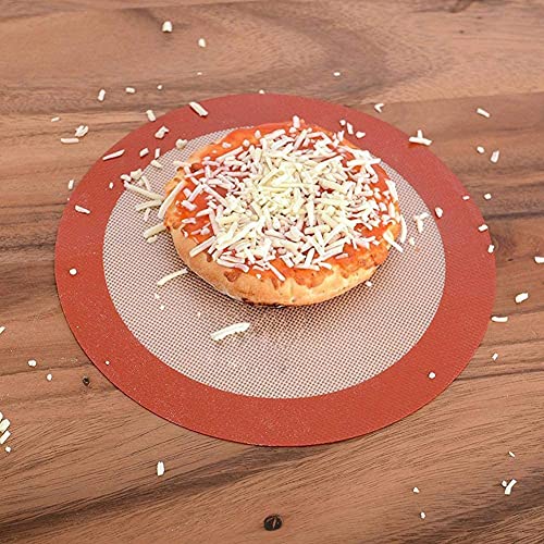 Baking Mat, 9 inch Non-Stick Silicone Stove Mat Heat Resistant Cake Cookie Barbecue Bakeware