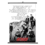 Youyouchard Kpop EXO Don't Mess UP My Tempo Album Wall Scroll Poster EXO Official Postcard EXO Poster, Decorate Your Room(01)