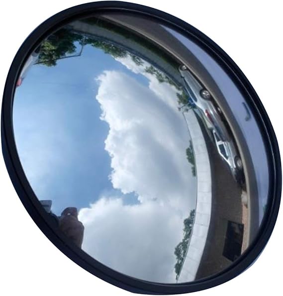 Hfyg Traffic Mirror Convex Unbreakable Traffic Mirror, Diameter 20cm (7.87"), Security Mirror