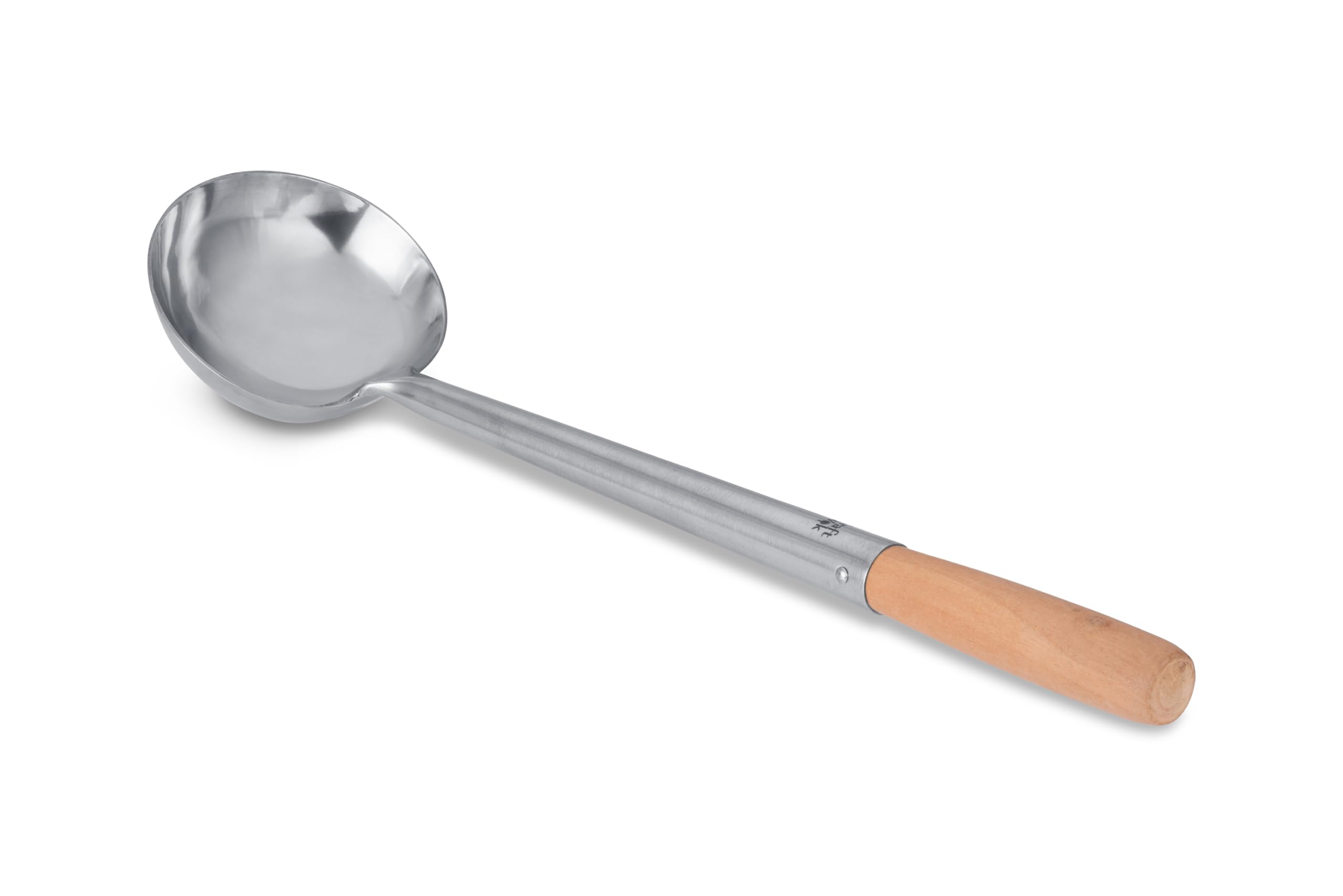 Wok Hoak 17 inch (Ladle), Stainless, Wooden Handle / 732W6 by Craft Wok