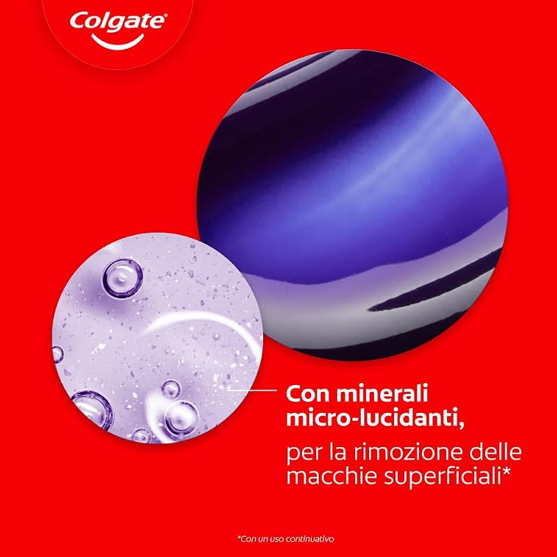 Max White Purple Serum 40ml, Booster Sbiancante Denti istantaneo, Sbianca istantaneamente, Formula a doppia azione per denti bianchi, tecnologia correzione immediata del colore