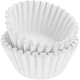 8-12 Cup Basket Coffee Filters, Bright White Paper Filters for Drip Brewers and Coffee Makers, 200 Count
