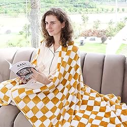 Warm Blanket Soft Cozy Throw Blanket Checkered