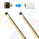 LICQIC 10 Pcs Pool Cue Tips 10mm Brown Screw On with Plastic Storage Box view 3