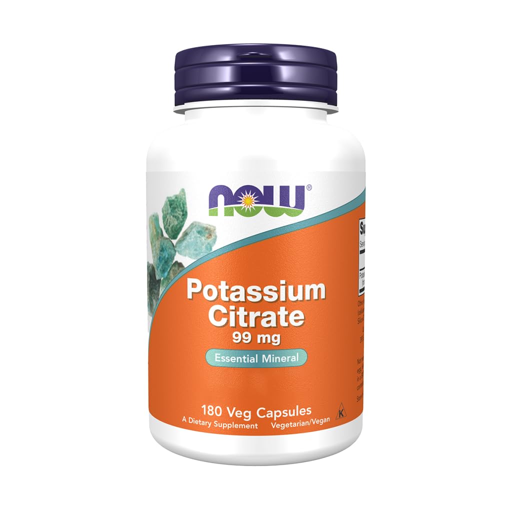 Now Foods Potassium Citrate 99 Mg 180 Capsules