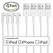 iPhone Charger, KOOWIEN 4Pack 3ft 8Pin Lightning Cable USB Syncing and Charging Cord for iPhone 7/7 Plus, 6s plus/6s/6 plus/6, se/5s/5c/5, iPad Air/Pro/Mini, iPod nano/touch (White)