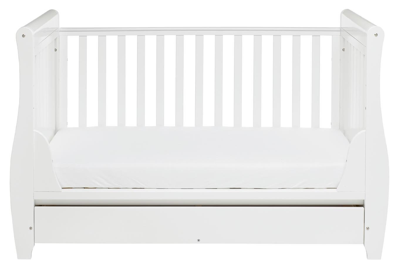 babymore stella sleigh cot bed