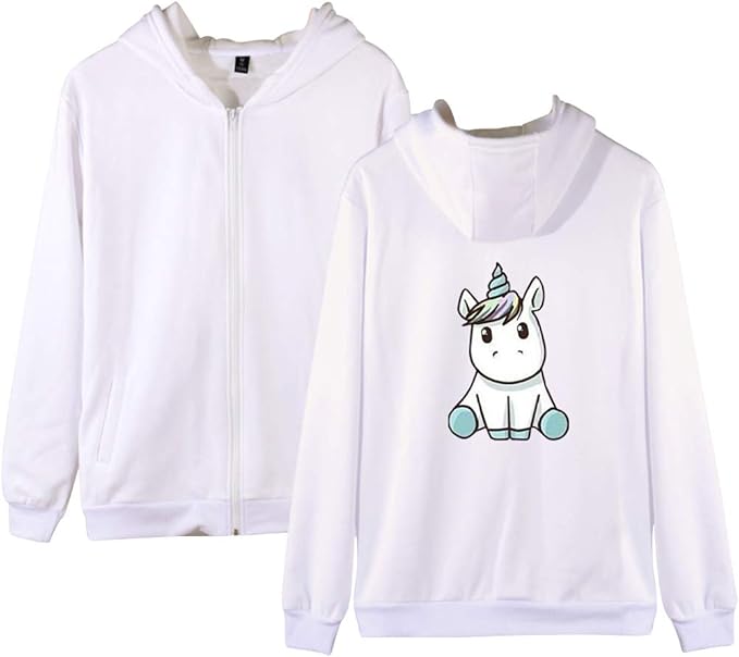 felpa con unicorno