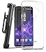 Galaxy S9 Plus Belt Case, Encased Clear Protective Grip Cover with Holster Clip for Samsung Galaxy S9+ (2018 Release) Crystal Clear (Clear)