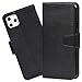 Arae Compatible with iPhone11 Pro Max Case with Card Holder and Wrist Strap Wallet Flip Cover for iPhone11 Pro Max,Black