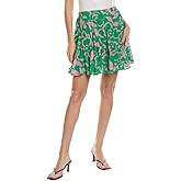 Velvet by Graham & Spencer Women's Elsa Printed Cotton Voile Skirt