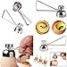 Zantado Egg Topper Cutter with Stainless Steel, Egg Cracker Tool of Soft Hard Boiled Egg Cutter Smooth Round Opening. Eggshell Cutter Easy to Use and Work in Your Kitchen. Love Eggs