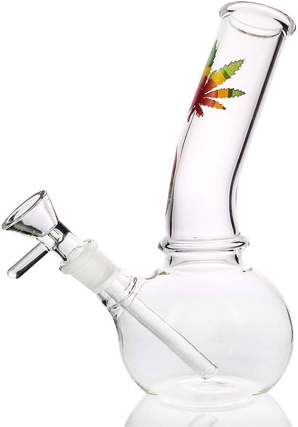Handmade Glass Decoration Water Bottle Portable Art Collection Glass
