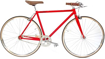 Longedge Le30c シングルスピード ピストバイク レッド 出荷時固定ギヤ Longedge Bmx Amazon