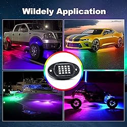 FARREL RGB LED Rock Lights - Underglow Kit for