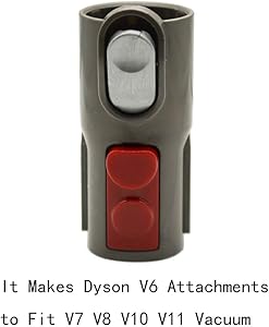 EZ SPARES DYS V8 Adapter Make DYS V6 Attachment to Fit DYS V11 V8 V10 V7 Cordless Vacuum Cleaner Parts Tools Replacement
