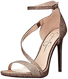 Jessica Simpson Women's Rayli Dress Sandal, Bronze/Silver, 6 M US