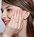 Stunning Flame 0.75ct-3.00ct Solitaire Engagement Ring White Gold Plated Sterling Silver Cubic Zirconia Wedding for Women | Excellent Cut, D Color, FL Clarity & Exquisite Polish