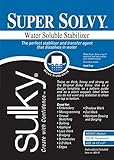 Sulky Super Solvy 19-1/2 by 36-Inch Water Soluble Fabric Stabilizer, Medium