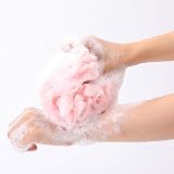Omenluck 2Pcs Bath Loofah Balls Mesh Shower Sponge for Adults Men Women Mixed view 4