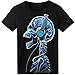 Sound Activated LED T-Shirt, Glow in The Dark Light Up Shirt for Men, Neon Shirt for Rave, Glow Party, Concert, Halloween