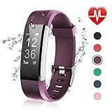Letsfit Fitness Tracker with Heart Rate Monitor, IP67 Water Resistant Activity Tracker Watch, Smart Watch with Calorie Counter, Pedometer Watch for Kids Women and Men