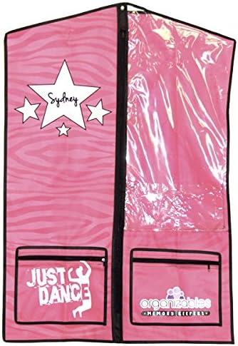 Organizables Just Dance Girl's Hanging Garment Bag, 33-Inch by 23-Inch, Pink