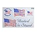 American Car Flag and Bumper Stickers for July 4th Independence day ,BONUS Free metalic Pin- Unique Combo - Best 4th of July Flag Deal Packaged in USA
