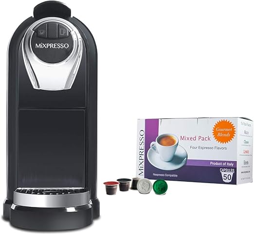 Mixpresso S Espresso Machine For Nespresso Compatible Capsules Black Amazon Ca Home