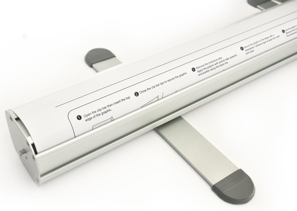 Retractable Roll Up Banner Stand 59'' X 79'' Trade Show Display + FREE CARRYING CASE