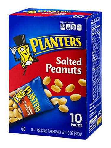 PLANTERS SALTED PEANUTS – 10 CT