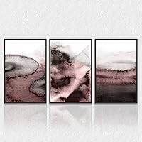 3 Piece Framed Canvas Wall Art Abstract MountainCanvas Prints Home Artwork Decoration for Living Room,Bedroom - 16