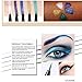UCANBE 5PCS Liquid Eyeliner Pen Waterproof Eye Gel Shimmer Sparkle Smudge Proof Pigmented Eyeshadow Eye Liner Pencil Cosmetics (Set of 5)