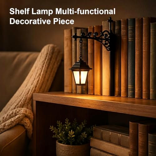 Generic Luzes de prateleira de leitura impressas em 3D, brilho quente e fácil de colocar, luz de prateleira em miniatura, design de fantasia e versátil para amantes de livros