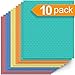 Swedish Dishcloth Cellulose Sponge Cloths - Bulk 10 Pack of Eco-Friendly No Odor Reusable Cleaning Cloths for Kitchen - Absorbent Dish Cloth Hand Towel (10 Dishcloths - Assorted) primary