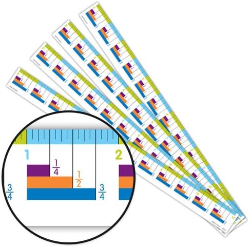 Fraction Ruler - Set of 10