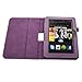 Kindle Fire HD 7 (2012 Version) Case - ACcase Amazon Kindle Fire HD7 (2012 Previous Model) Case - PU Leather Cover Case for Kindle Fire HD 7(2012 Version) with Auto Sleep Wake Function) - Stand Case - Dark Purple