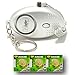 Minder Mini Key Ring Personal Attack Rape Alarm 140db with Flashlight + Spare Battery Set - Secured by Design Approved (UK Police Preferred Specification) (Silver)